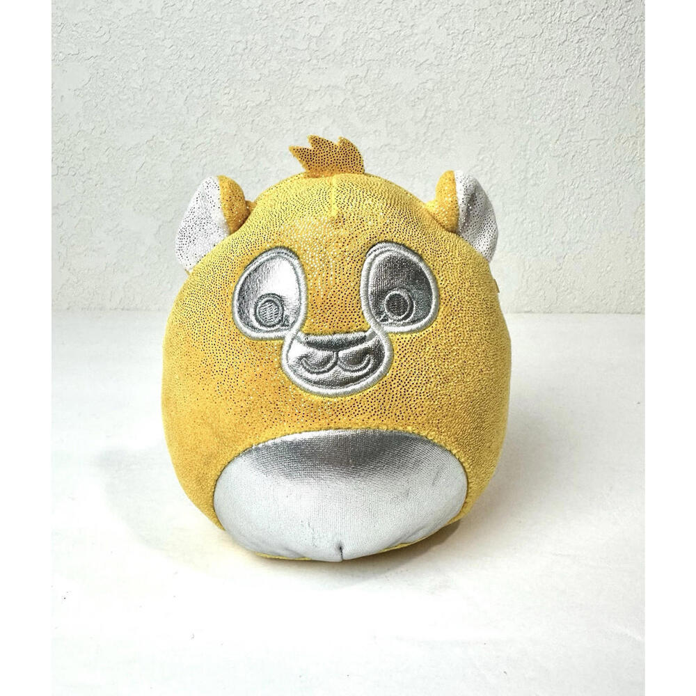 Squishmallows  Disney 100 Lion King Simba Plush- Used With Tags - Yellow 5 In